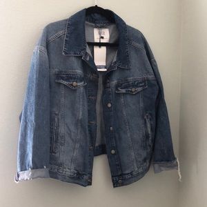Zara oversized denim jacket